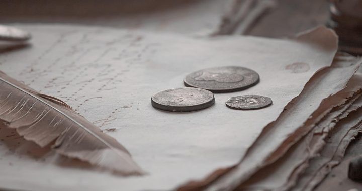 Book, coin, money — Buying Process of the A / R Financial Institution