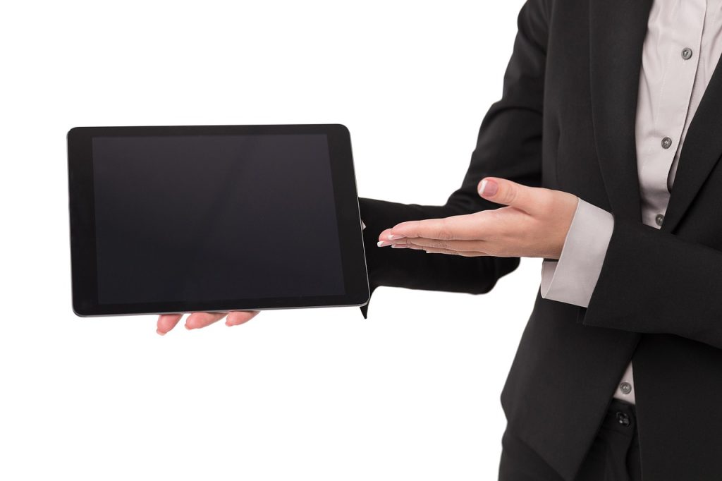 Business woman, computer, occupation — Excite Your Audience with Captivating Animated Banners!