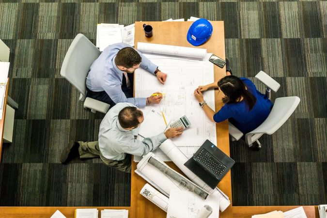 Meeting, business, architect — The Situation for any Global Diversity Strategic Business Plan